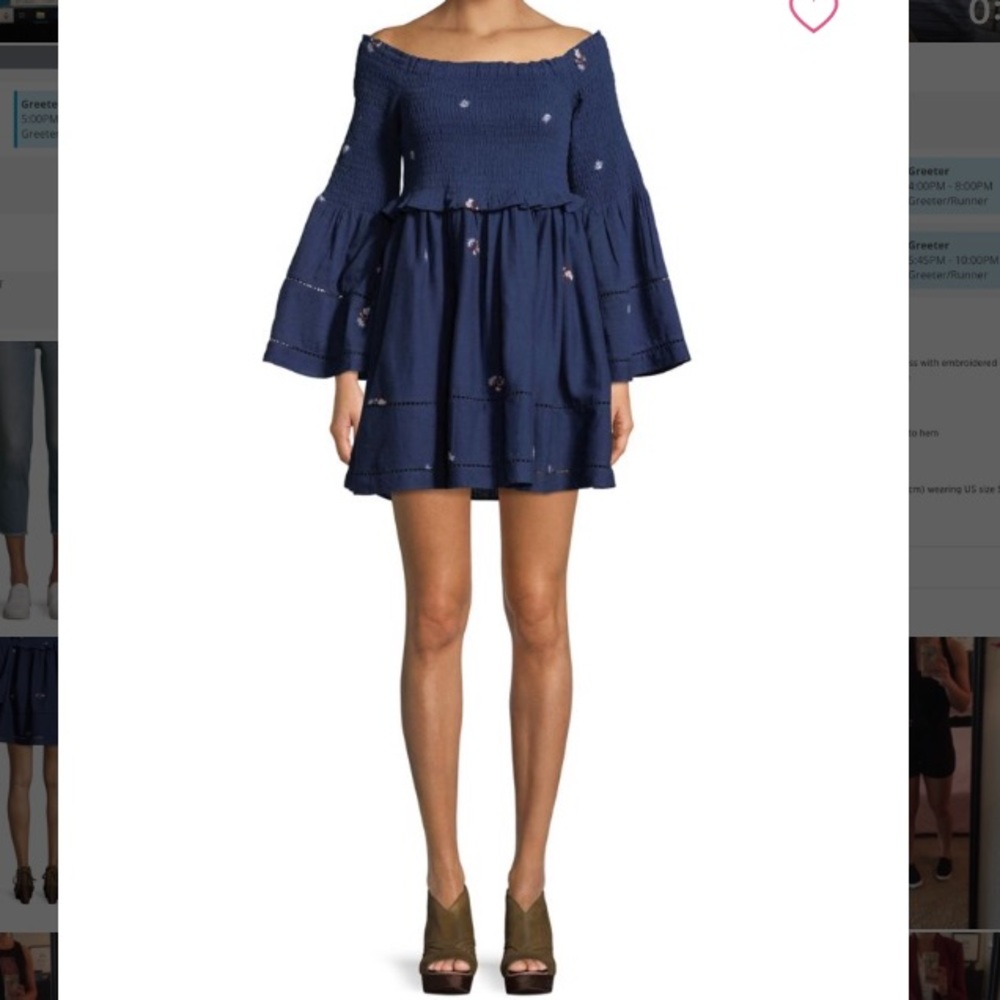 Free People Counting Daisies Dress